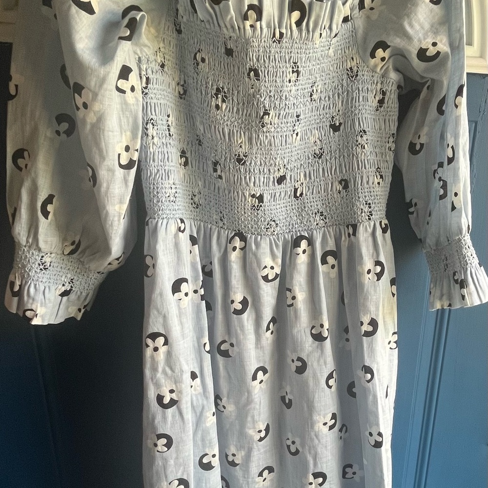 Kate Spade Light Blue Dress with Penguin Pattern